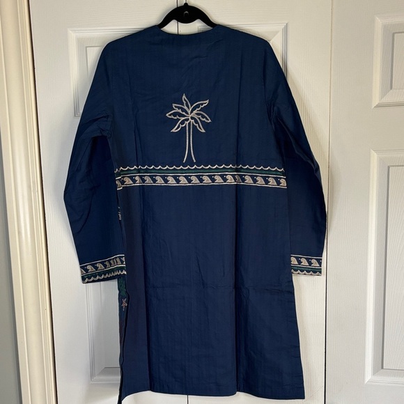 Khaadi Blue Embroidered Dress - Picture 4 of 9